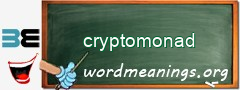 WordMeaning blackboard for cryptomonad